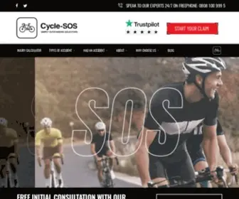 CYcle-Sos.co.uk(Cycling Accident Claims & Bike Injury Compensation Claim Solicitors) Screenshot