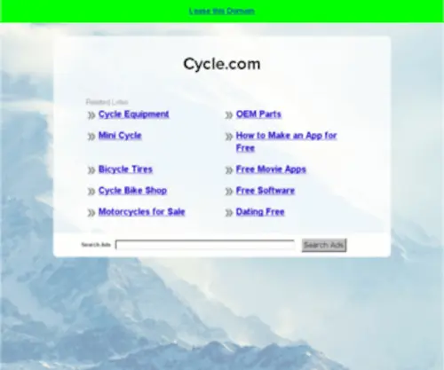CYcle.com(CYcle) Screenshot