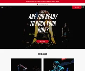CYclebar.com(Premium Indoor Cycling Classes) Screenshot