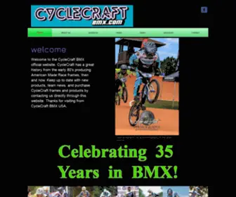 CYclecraftbmx.com(Home) Screenshot