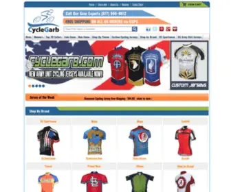 CYclegarb.com(Cycling Jerseys) Screenshot