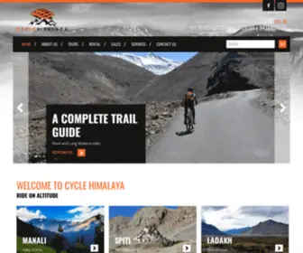 CYclehimalaya.com(Ride on Altitude) Screenshot