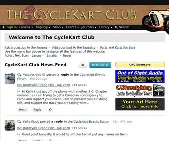 CYclekartclub.com(Cyclekart Owners & Racers Club) Screenshot