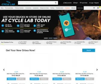 CYclelab.co.za(Cycle Lab) Screenshot