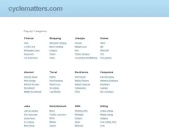 CYclematters.com(Buy a Domain Name) Screenshot