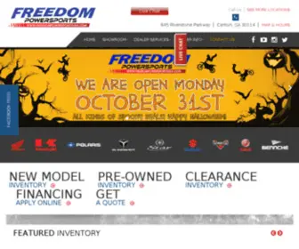 CYclenationofcanton.com(Freedom Powersports Canton) Screenshot
