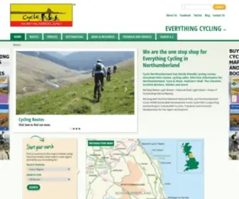 CYclenorthumberland.org.uk(Cycle Northumberland) Screenshot