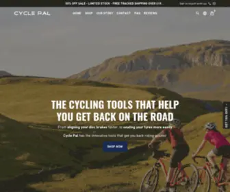 CYclepal.co.uk(Cycle Pal's innovative tools stops your disc brakes from rubbing and) Screenshot