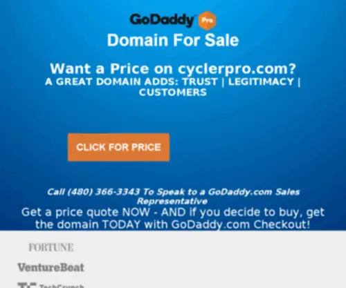 CYclerpro.com(Go Name) Screenshot