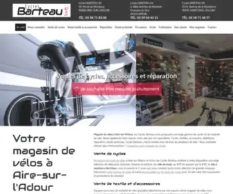 CYclesbarteau.fr(Magasin de v) Screenshot