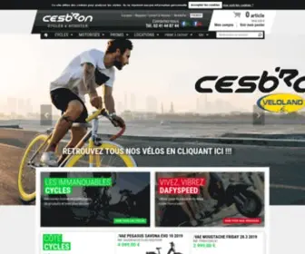 CYclescesbron.fr(Cycles Cesbron) Screenshot