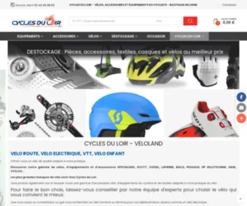 CYclesduloir.com(Cycles du Loir) Screenshot