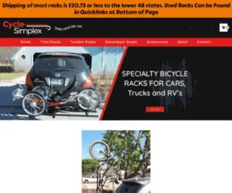 CYclesimplex.com(Recumbent bike carrier) Screenshot