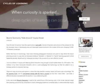 CYclesoflearning.com(When Curiosity) Screenshot
