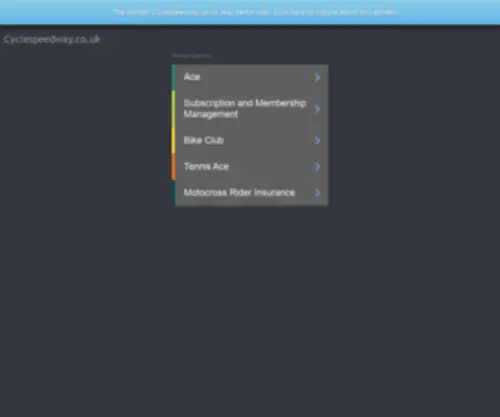 CYclespeedway.co.uk(See related links to what you are looking for) Screenshot
