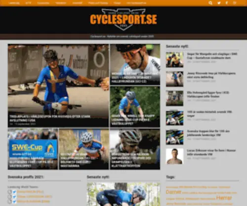 CYclesport.se(Nyheter om svensk cykelsport sedan) Screenshot