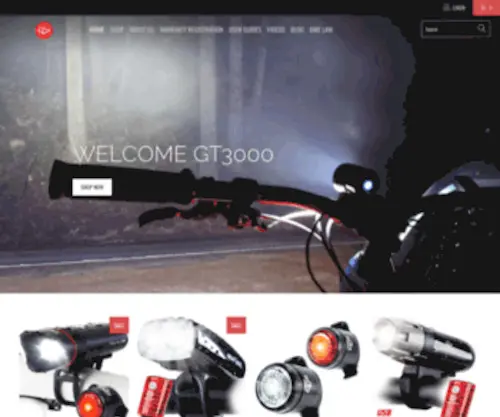 CYcletorch.com(Bike lights and accessories for road) Screenshot