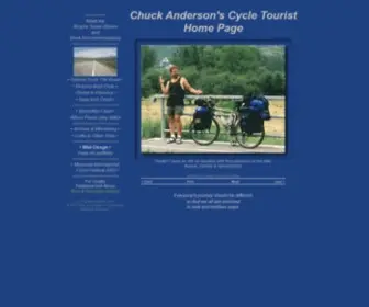 CYcletourist.com(Chuck Anderson's Cycle Tourist) Screenshot