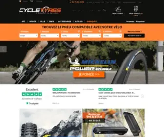 CYcletyres.fr(Pneu v) Screenshot
