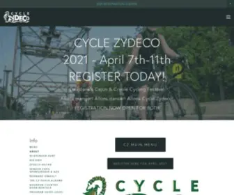 CYclezydeco.org(CYCLE ZYDECO) Screenshot