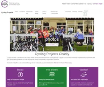 CYcling.org.uk(Cycling Projects) Screenshot
