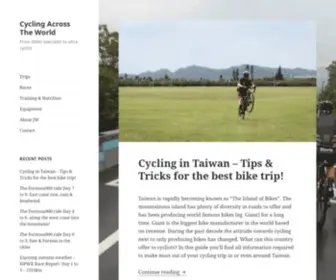 CYclingacrosstheworld.com(Cycling Across The World) Screenshot