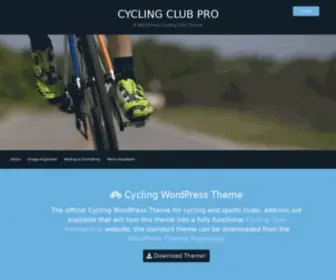 CYclingclubpro.com(Cycling WordPress Theme) Screenshot