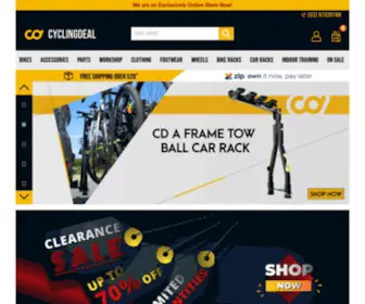 CYclingdeal.com.au(Bike Shop) Screenshot