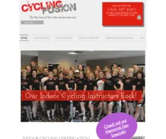 CYclingfusion.com(Cycling Fusion Instructor Certifications) Screenshot