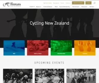 CYclingnewzealand.nz(Homepage Cycling New Zealand) Screenshot