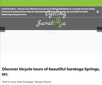 CYclingsaratoga.com(Bicycle tours of beautiful Saratoga Springs) Screenshot