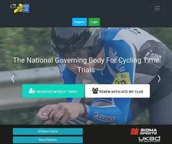 CYclingtimetrials.org.uk(Cycling Time Trials) Screenshot