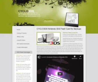 CYclo3DS.com(Free css templates) Screenshot