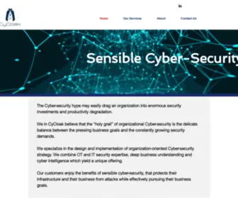 CYcloak.com(Cyber Security Consulting) Screenshot