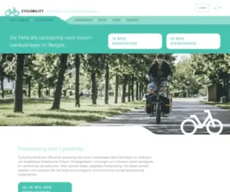 CYclobility.be(Fietsleasing op maat) Screenshot
