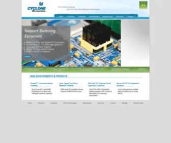 CYclone.com(Cyclone Microsystems) Screenshot