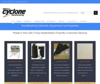 CYcloneblasters.com(Sandblasting Cabinets) Screenshot