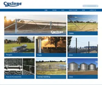 CYcloneproducts.com.au(Rural Fencing) Screenshot
