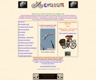 CYclosite.be(Cyclotourisme) Screenshot