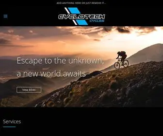 CYclotech.co.za(Cyclotech Cycles) Screenshot