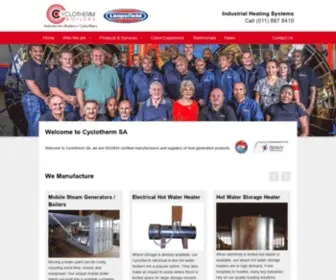 CYclotherm.co.za(Boiler Specialists South Africa) Screenshot