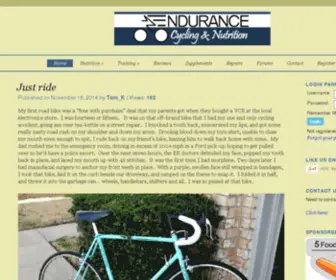 CYcnut.com(Endurance Cycling and Nutrition) Screenshot