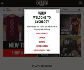 Cycologyclothing.com(Cycology Clothing US) Screenshot