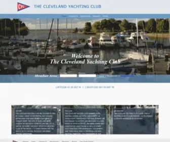 CYCRR.org(The Cleveland Yachting Club) Screenshot