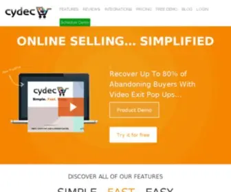 Cydec.com(Cydec Online Shopping) Screenshot