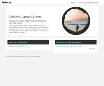 Cydeloittecareers.com(Cydeloittecareers) Screenshot