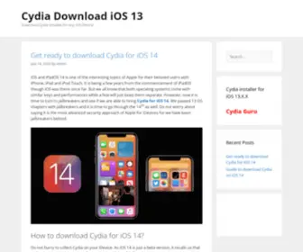 Cydia-Download.com(Download Cydia installer for any iOS Device) Screenshot