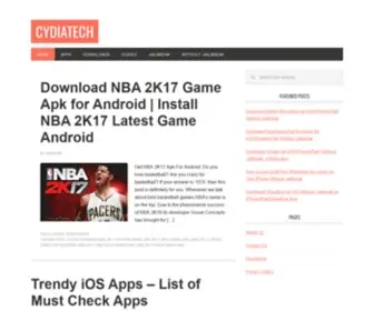 Cydiatech.com(Our Dedicated iOS Blog) Screenshot