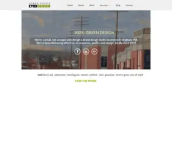 CyexDesign.com(Web Design Bellingham) Screenshot