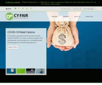 Cyfairfcuhb.org(Cy-fair fcu) Screenshot